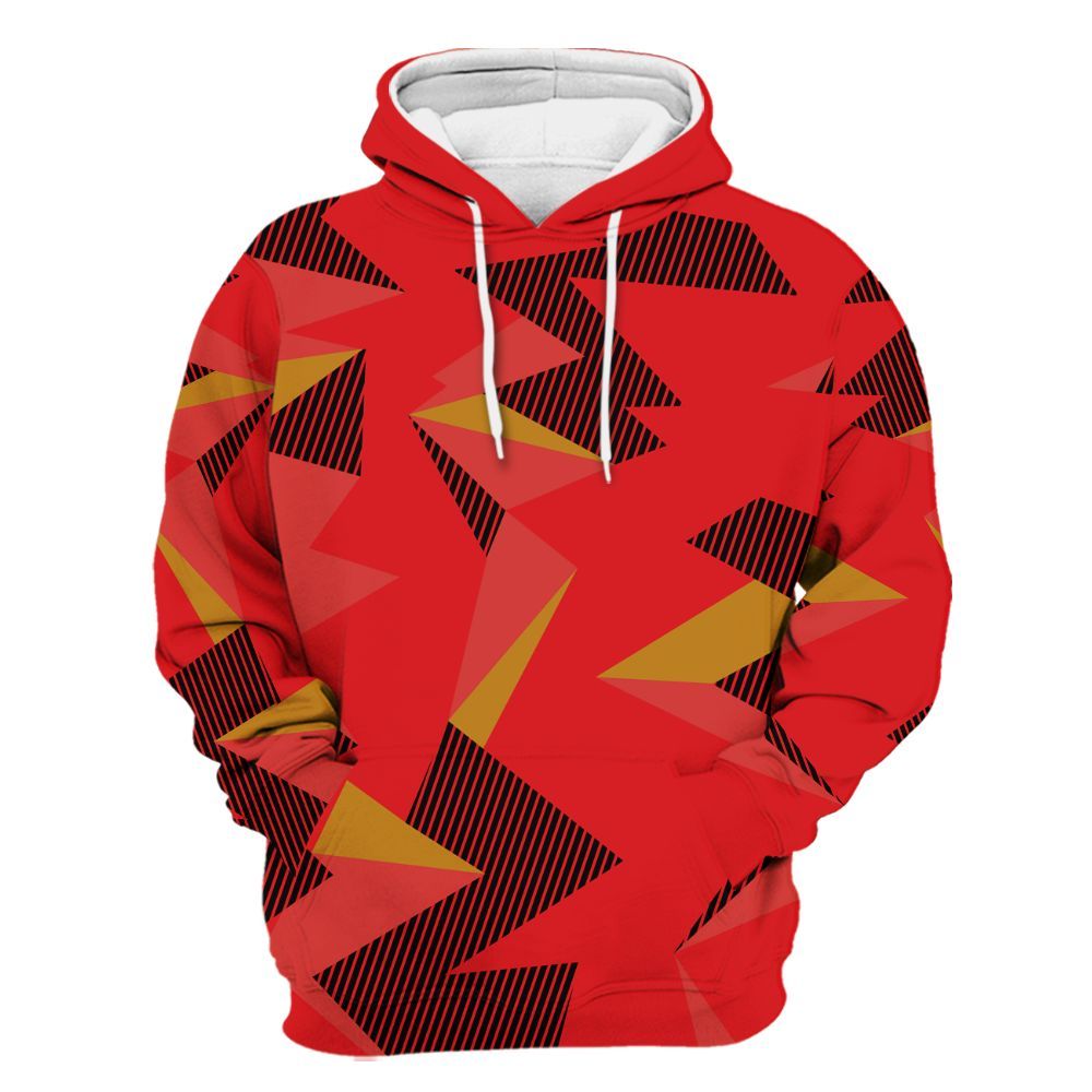 Hoodie To Match Scoot Zeros Retro Portland - Geometric Camouflage Pattern All Over Print