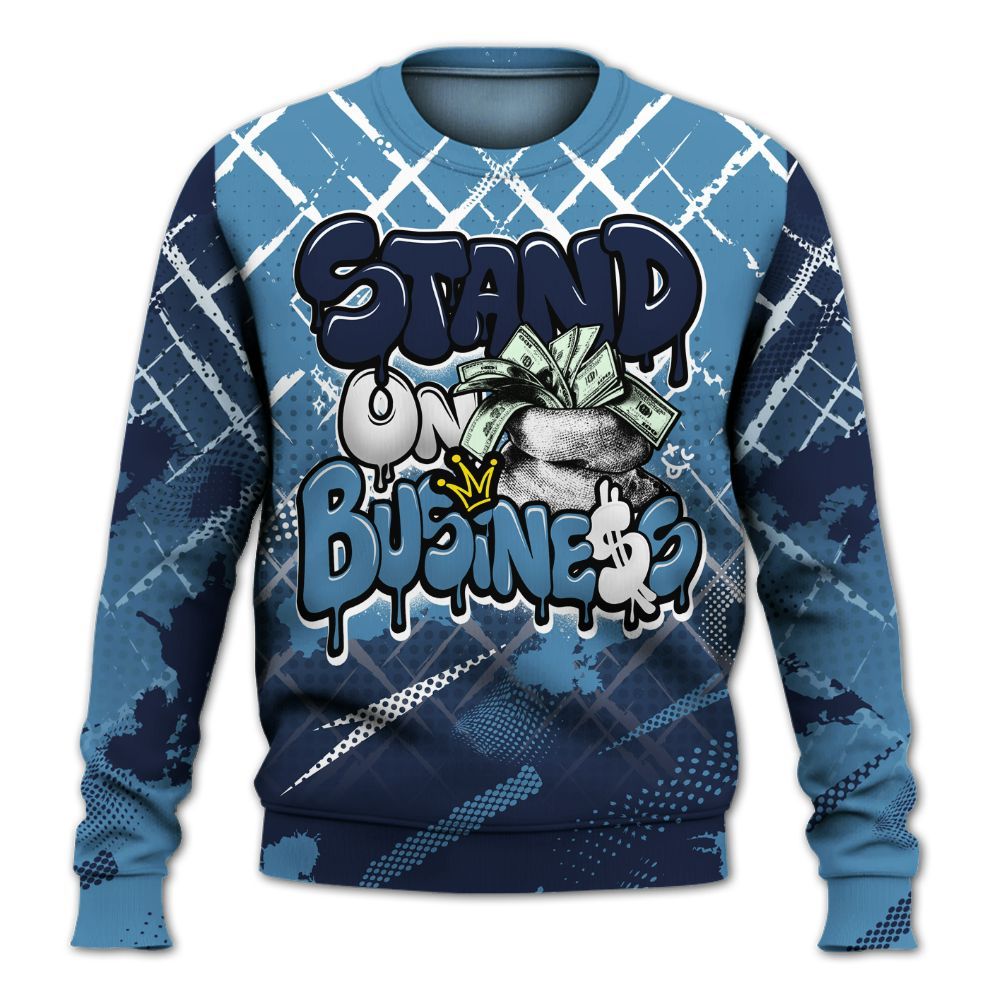 Sweatshirt To Match Air Force 1 Stash - Halftone Stand Business Dripping All Over Print