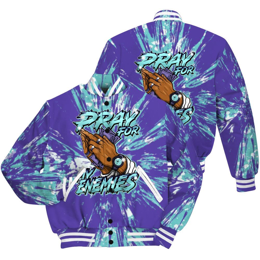 Varsity Jacket To Match Low Hornets 1s Shirt - Prayed For Enemies Graphic Luxury All Over Print