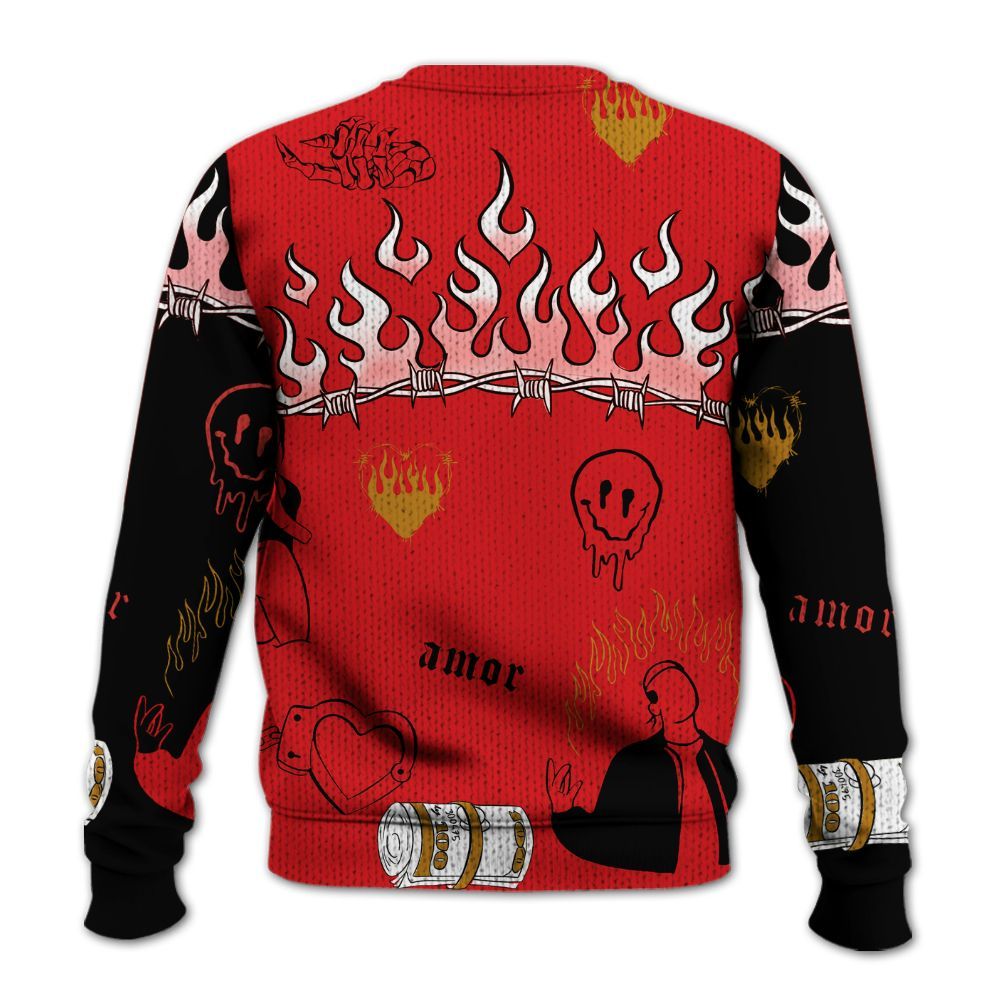 Knitted Sweater To Match Scoot Zeros Retro Portland - Snake Trust No One