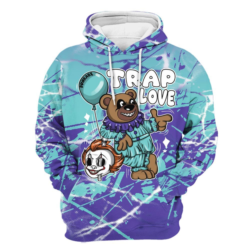 Hoodie To Match Low Hornets 1s - Trap Loves Bear Profound All Over Print