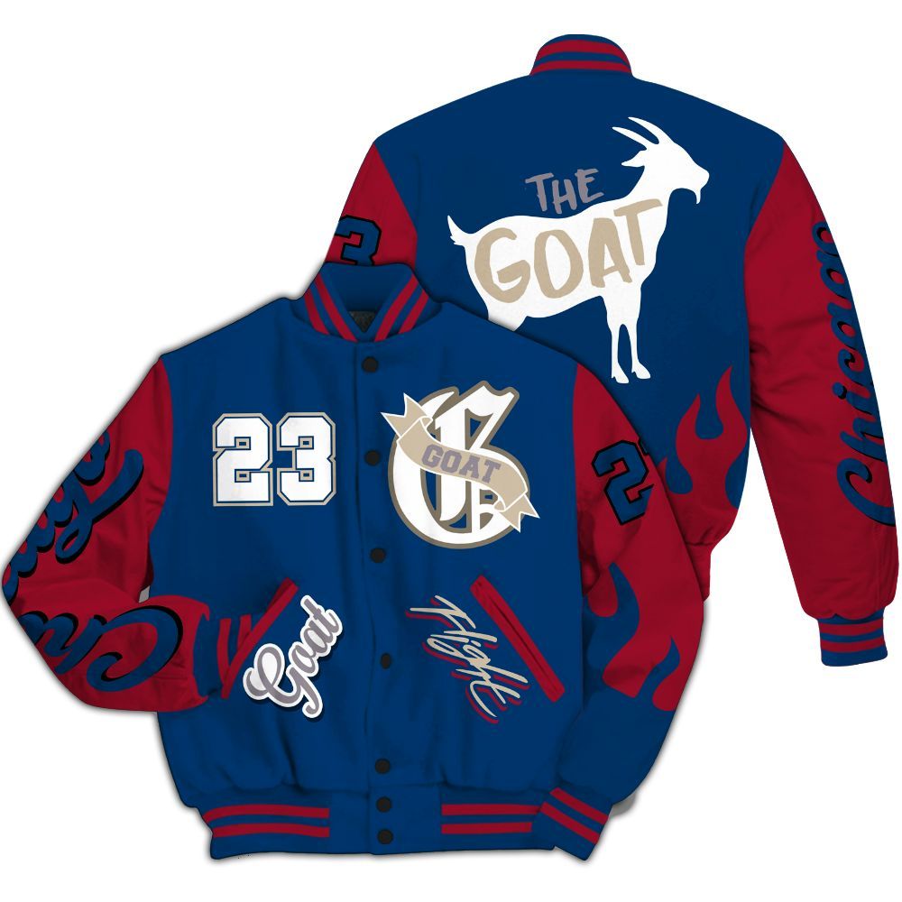Varsity Jacket To Match Rare Air 4s Shirt - The G.O.A.T Flight Streetwear All Over Print
