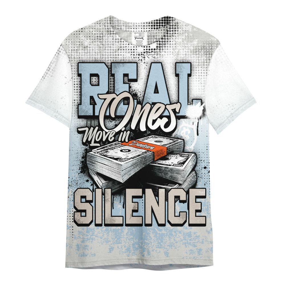Shirt To Match High OG Alaska 1s - Move In Silence Money Street Retro All Over Print