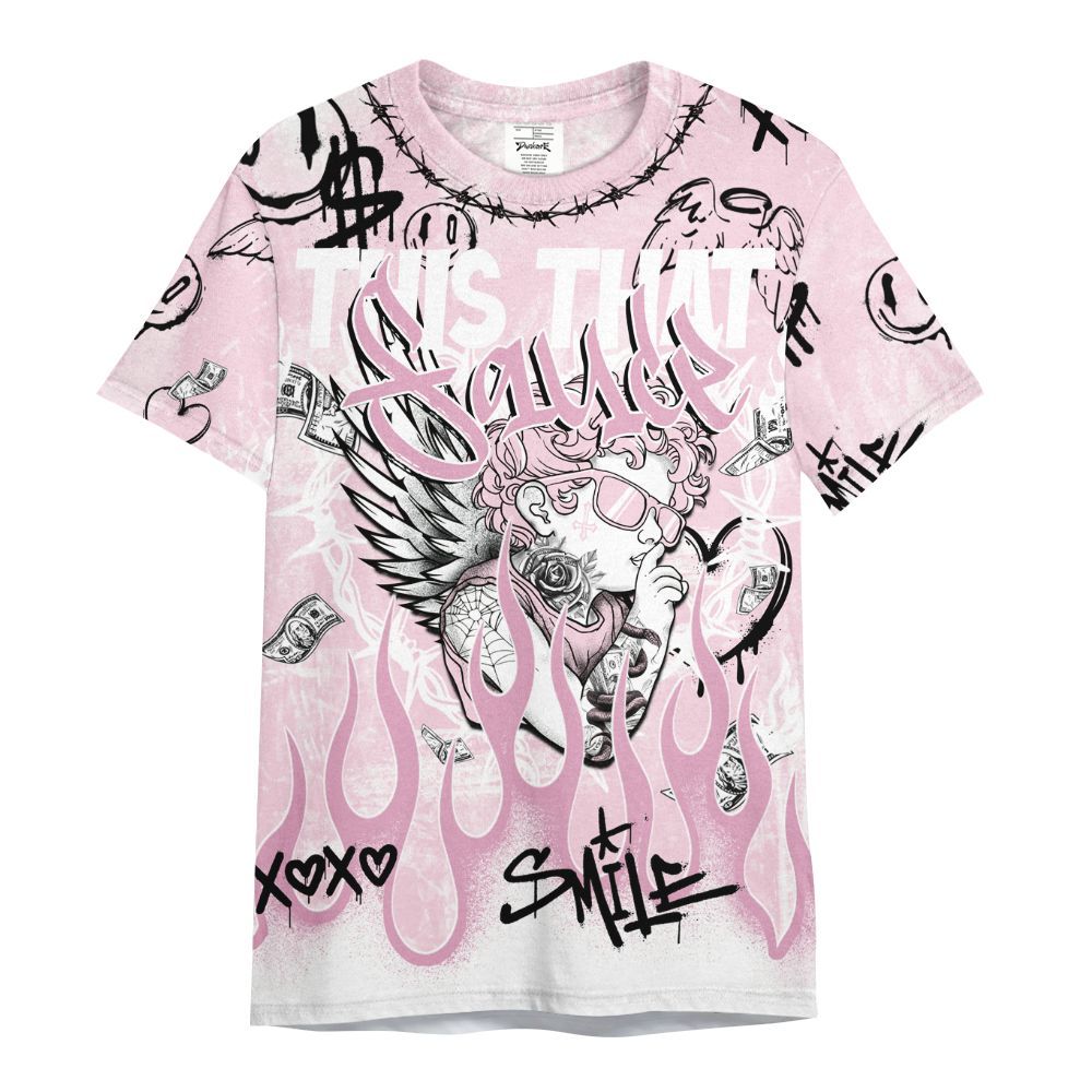 Shirt To Match Orchid 4s - This That Sauce Angel All Over Print