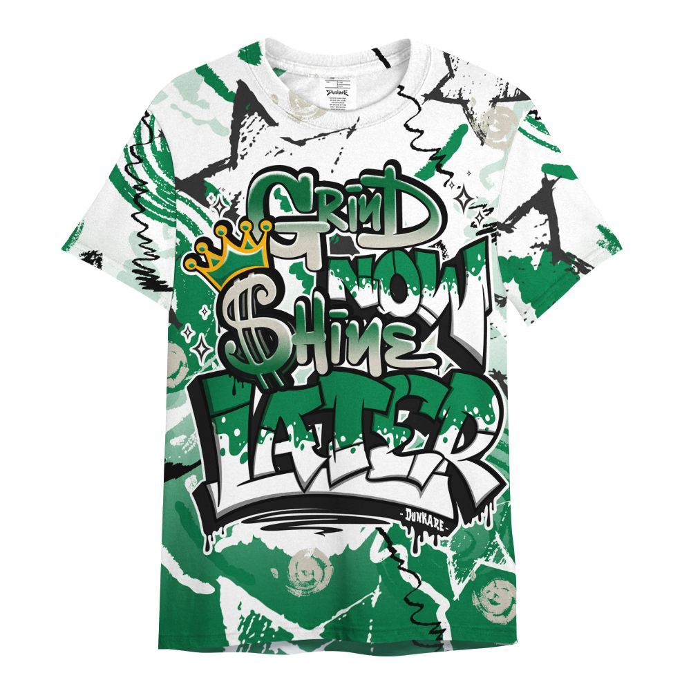 Shirt To Match Lucky Green 2s - Grind Shine Later Drip All Over Print