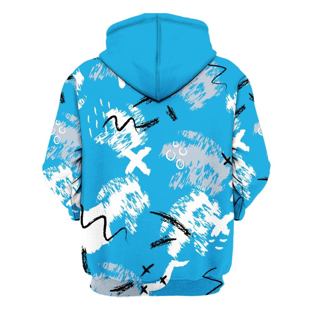 Hoodie To Match University Blue Low 2026 11s - Hustle Grind Pray Graphic Street Style All Over Print