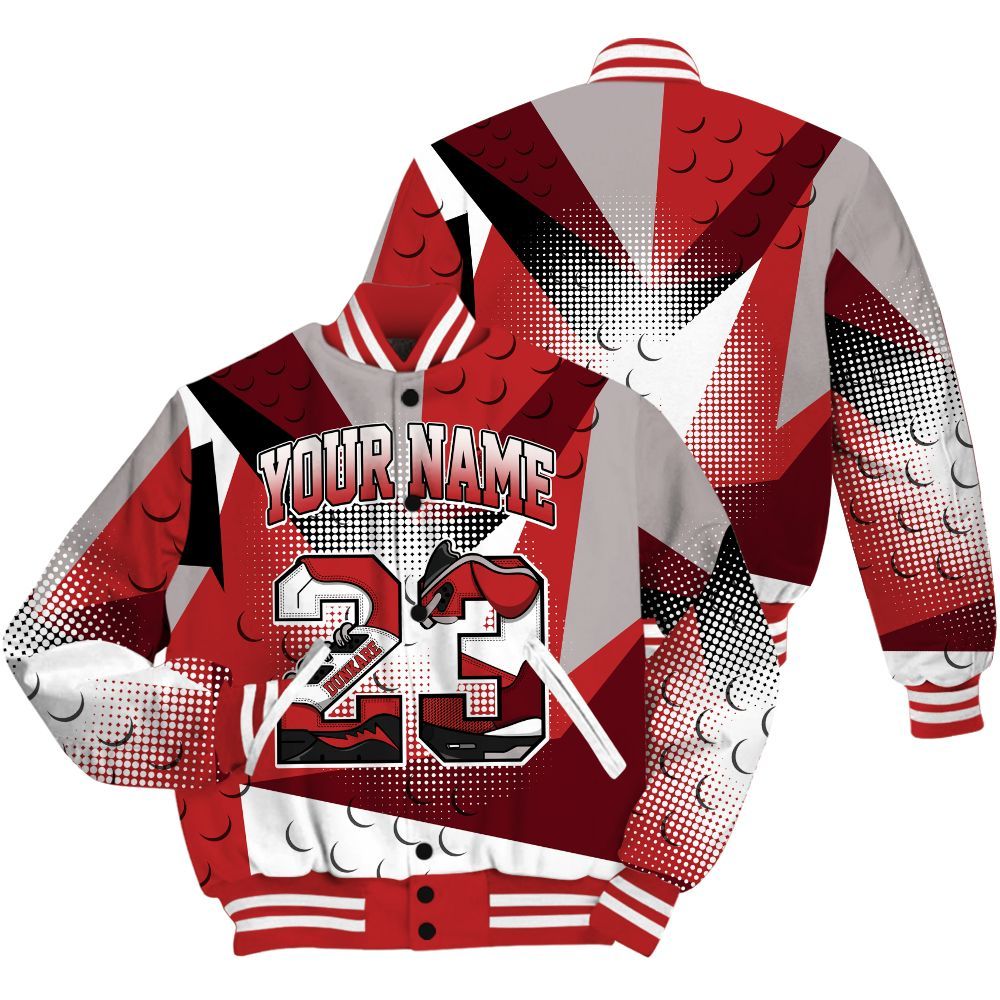 Varsity Jacket To Match Kobe 9 Elite Christmas Shirt, Poly Custom Name Number 23 5s All Over Print