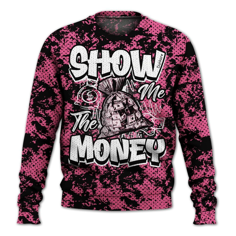 Knitted Sweater To Match Air Max SNDR Hyper Pink - Show Me The Money Retro