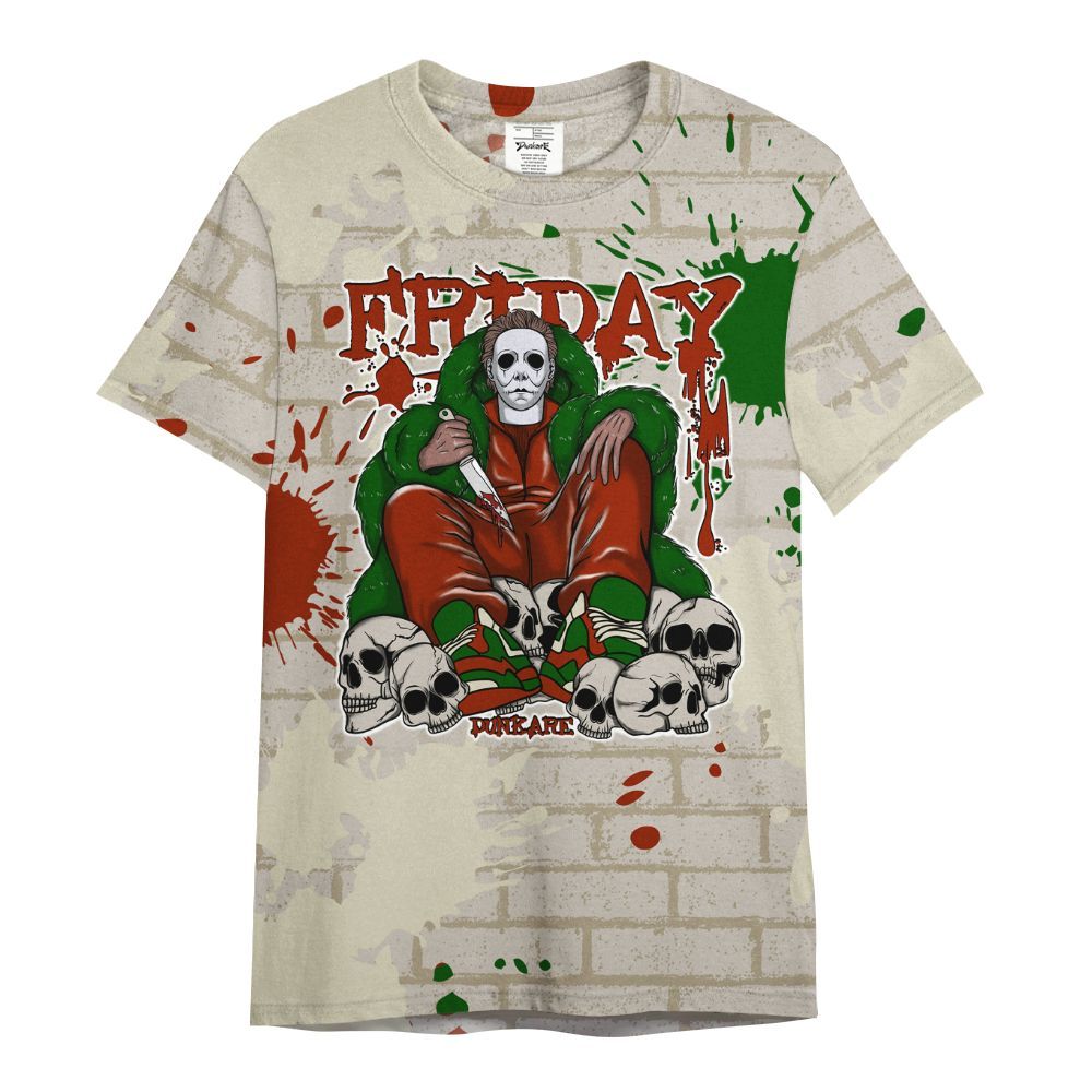 Shirt To Match El Grito 5s - Friday Brick All Over Print