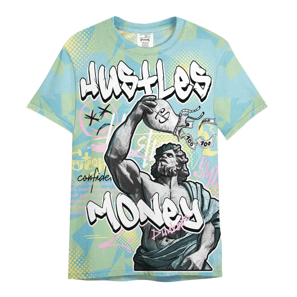 Shirt To Match SB Dunk Low Visty - Huslte Money Retro All Over Print