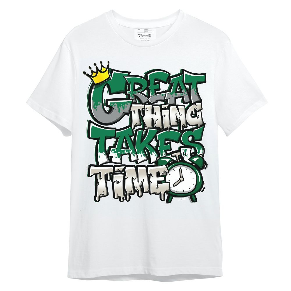 Shirt To Match Lucky Green 2s - Great Things Sneaker Tee Streetwear Unisex Shirt