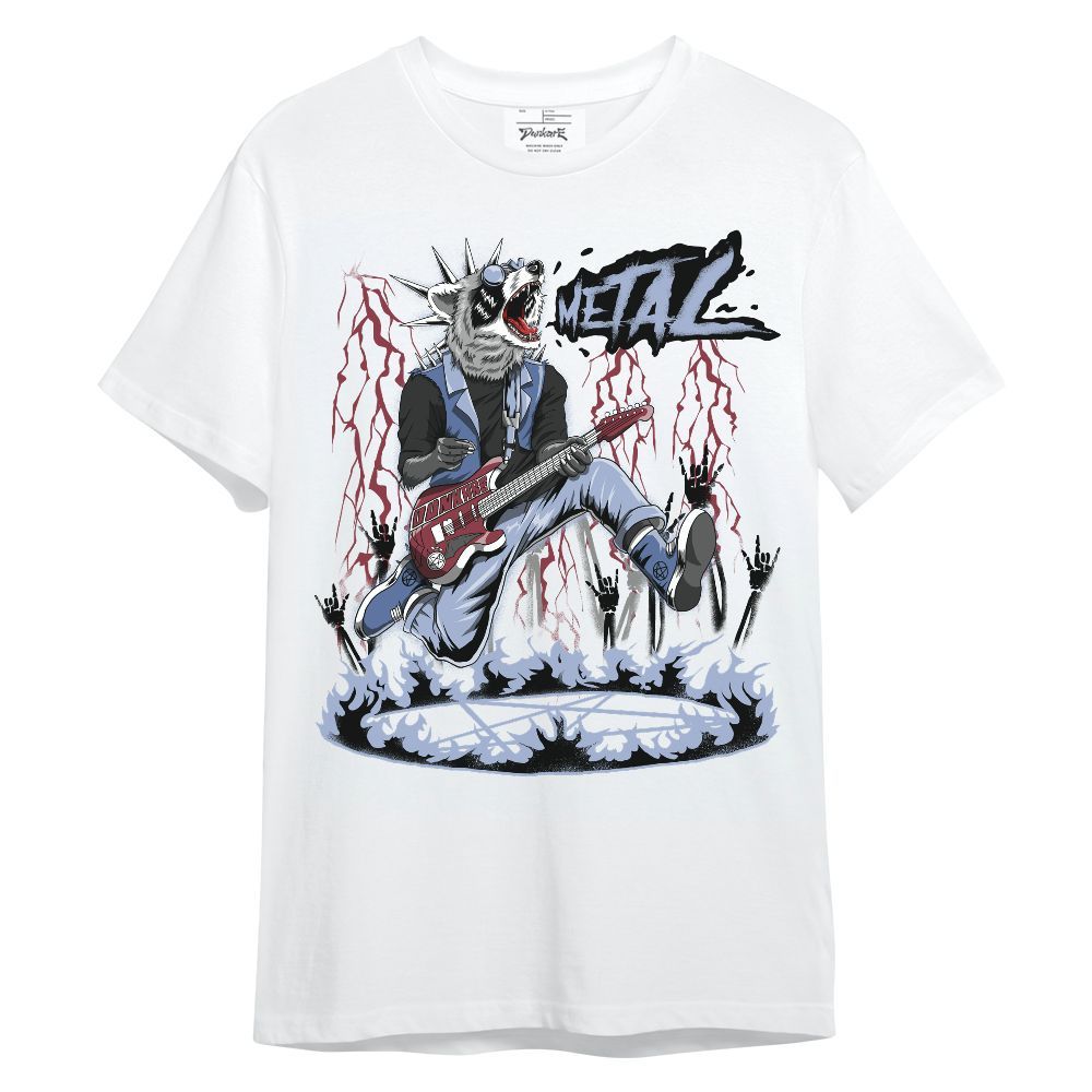 Shirt To Match Black Metallic 5s - Punk Rock Raccoon Unisex Shirt