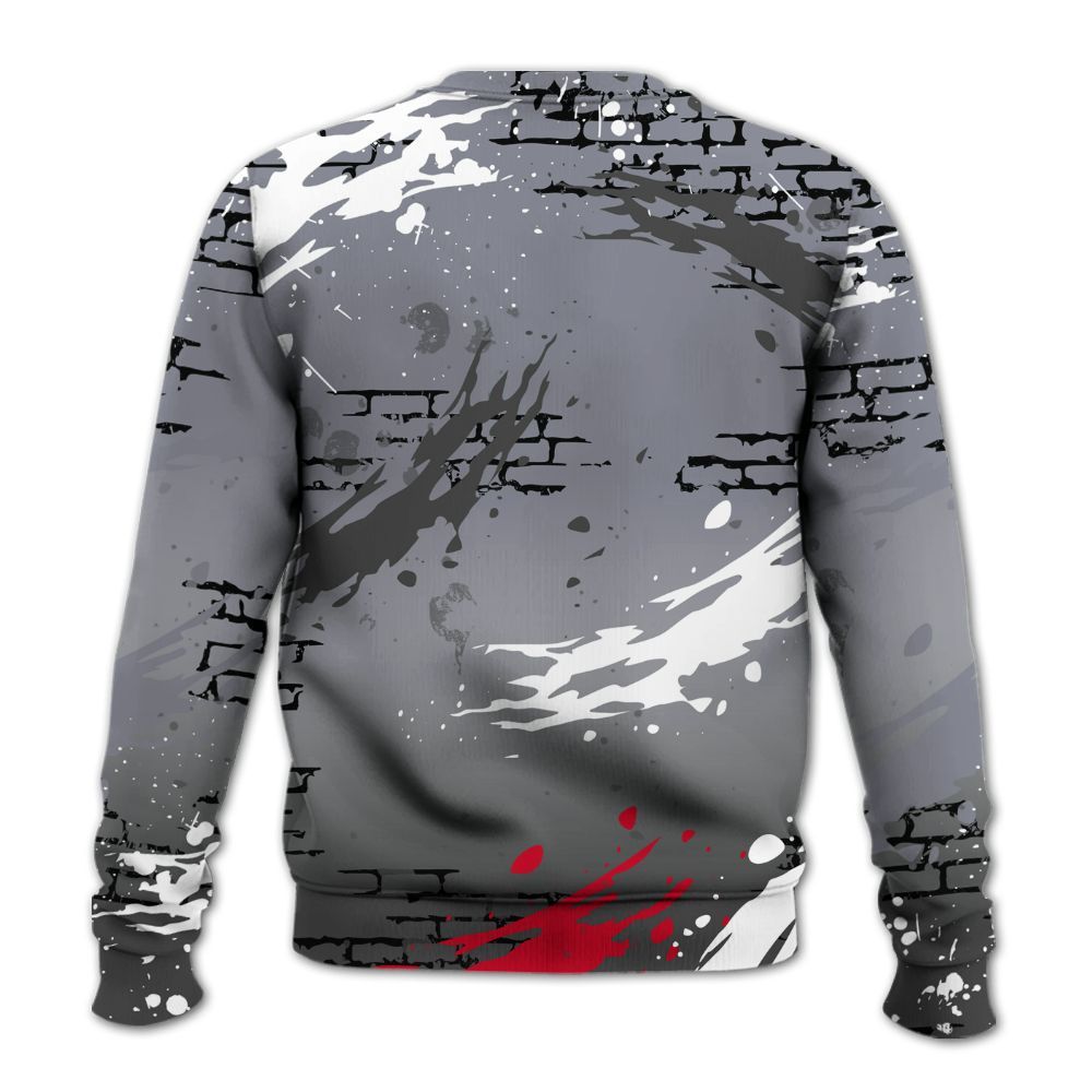 Sweatshirt To Match Retro Black Flint 13s - Values Of Loyalty Drip All Over Print