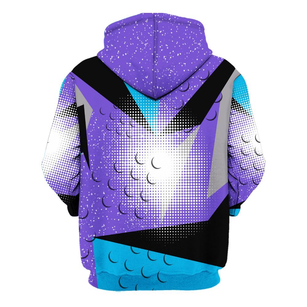 Hoodie To Match Retro Aqua 8s - Custom Name 23 5s All Over Print