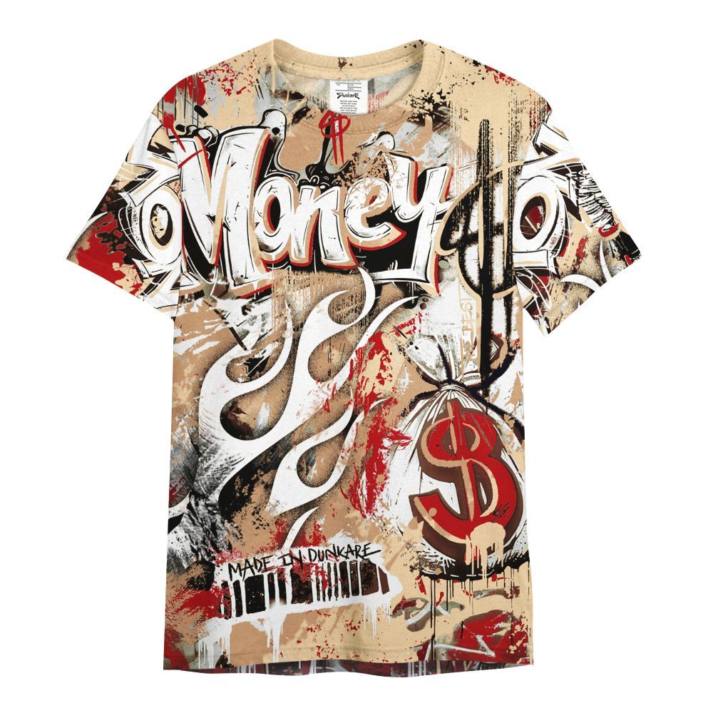 Shirt To Match Dunk Low Strawberry Waffle - The Best Money All Over Print