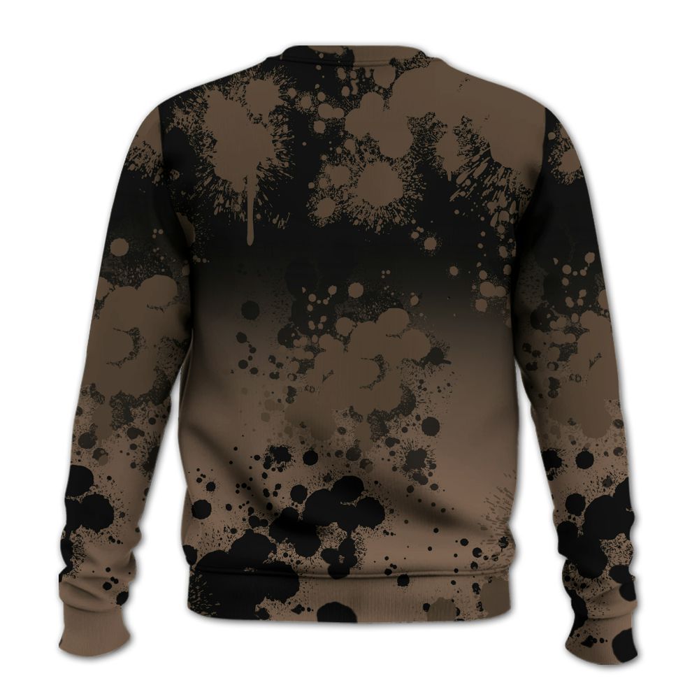 Sweatshirt To Match Dark Mocha Jack - God Blessed Ink Drip All Over Print