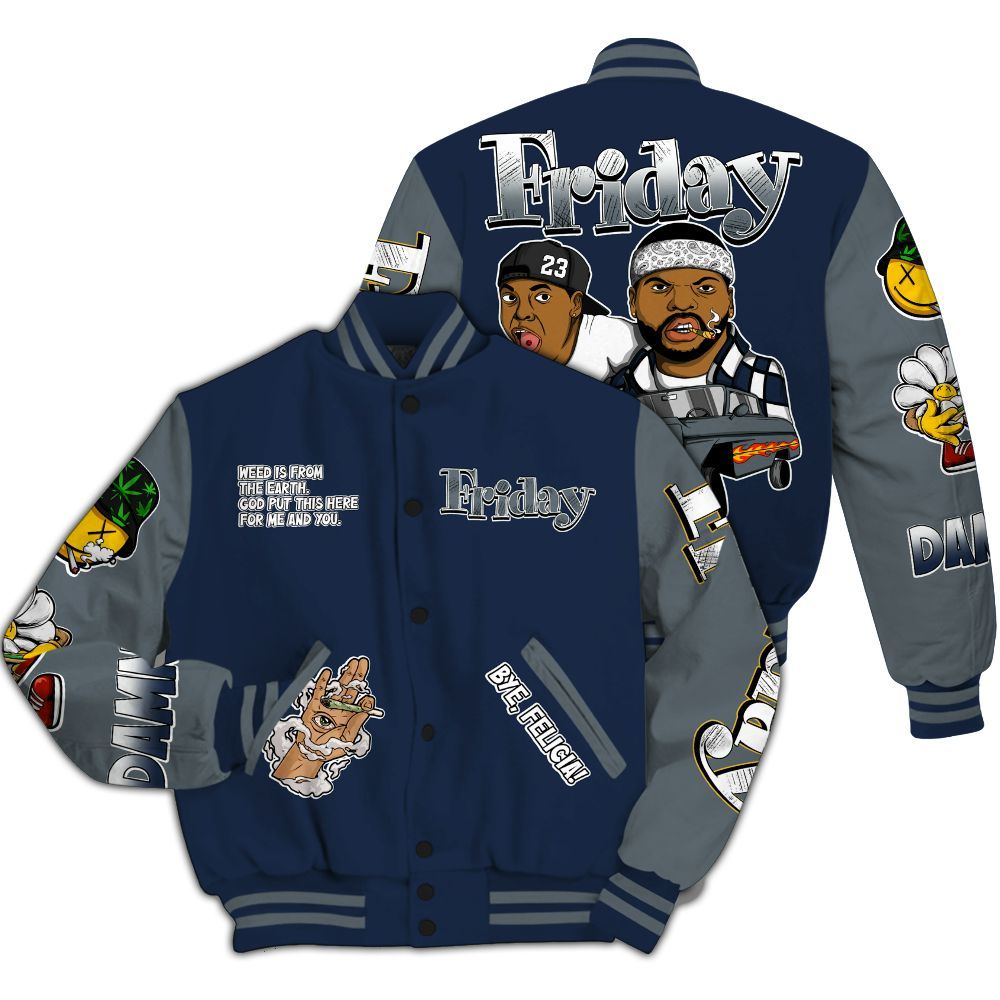 Varsity Jacket To Match Retro Flint 2026 13s - Friday Sneaker Stress Style All Over Print