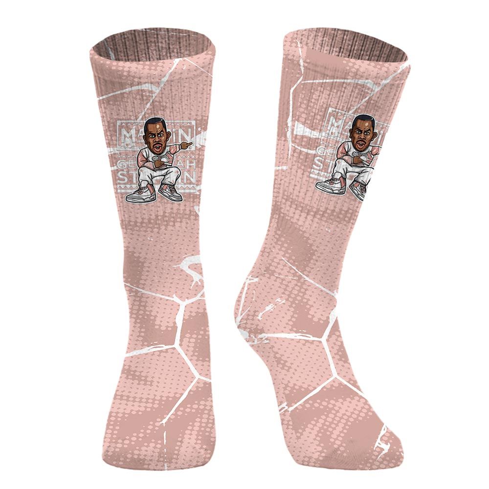 Sock To Match Low Legend Pink 11s - Get Tag Sneakers Steppin' Graphic