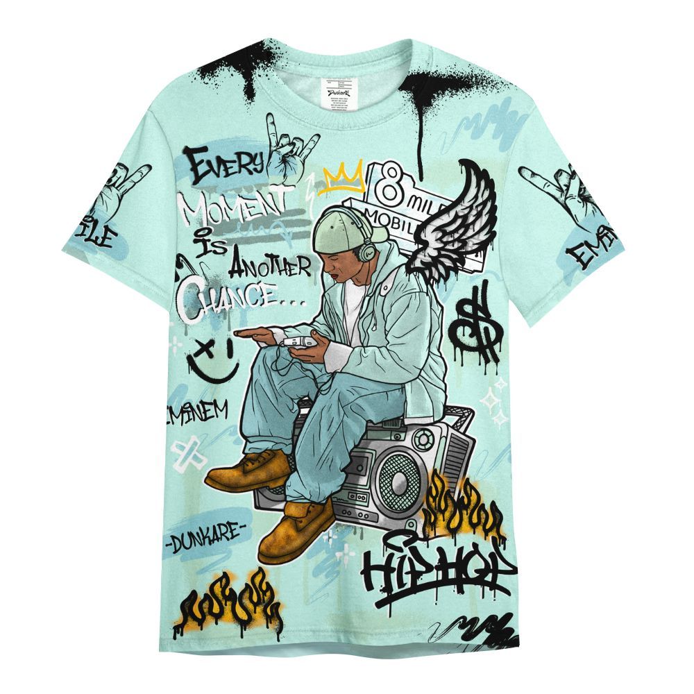 Shirt To Match Retro Low Igloo 11s - 8Mile Movie Graffiti All Over Print
