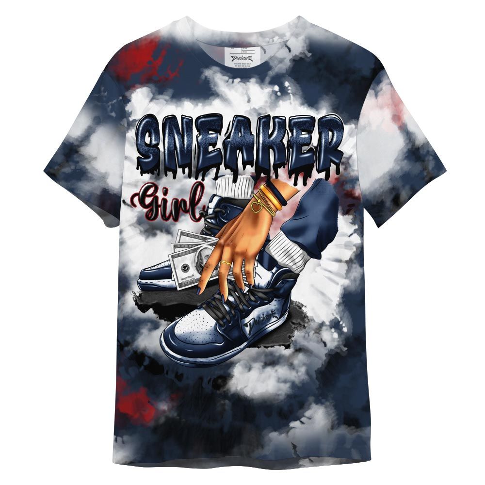 Shirt To Match Retro Olympic 6s - SNEAKER Girl Money Drip Tie Dye Shirt Outfit 1505 NCT