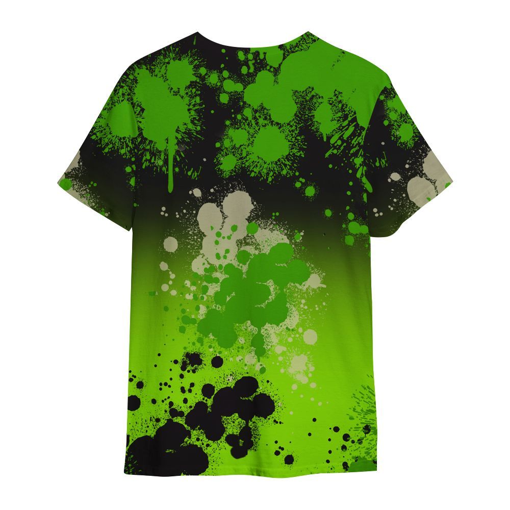 Shirt To Match Electric Green 6s - Trust No One Scary All Over Print