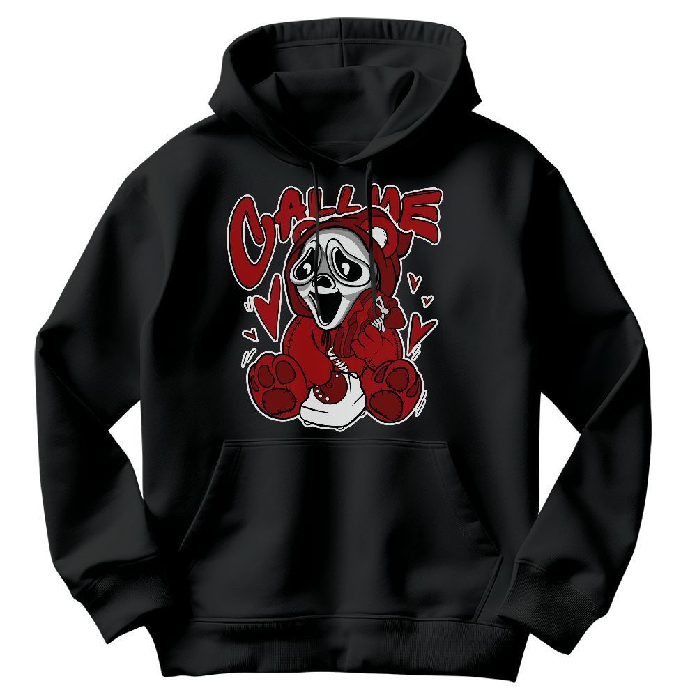 Sweatshirt To Match Red Taxi 12s - Call Me Bear Graphic