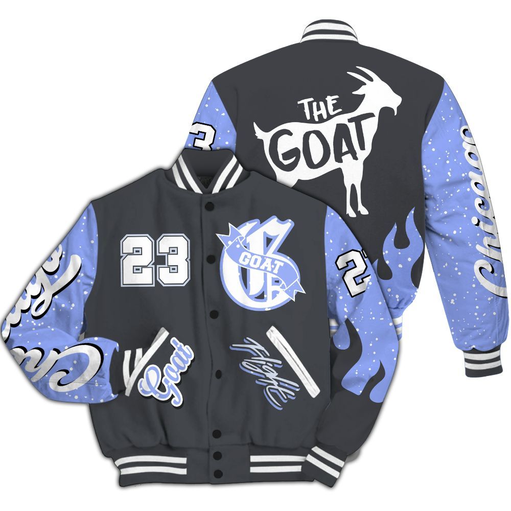Varsity Jacket To Match Retro Awake Racer Blue - The G.O.A.T Streetwear All Over Print