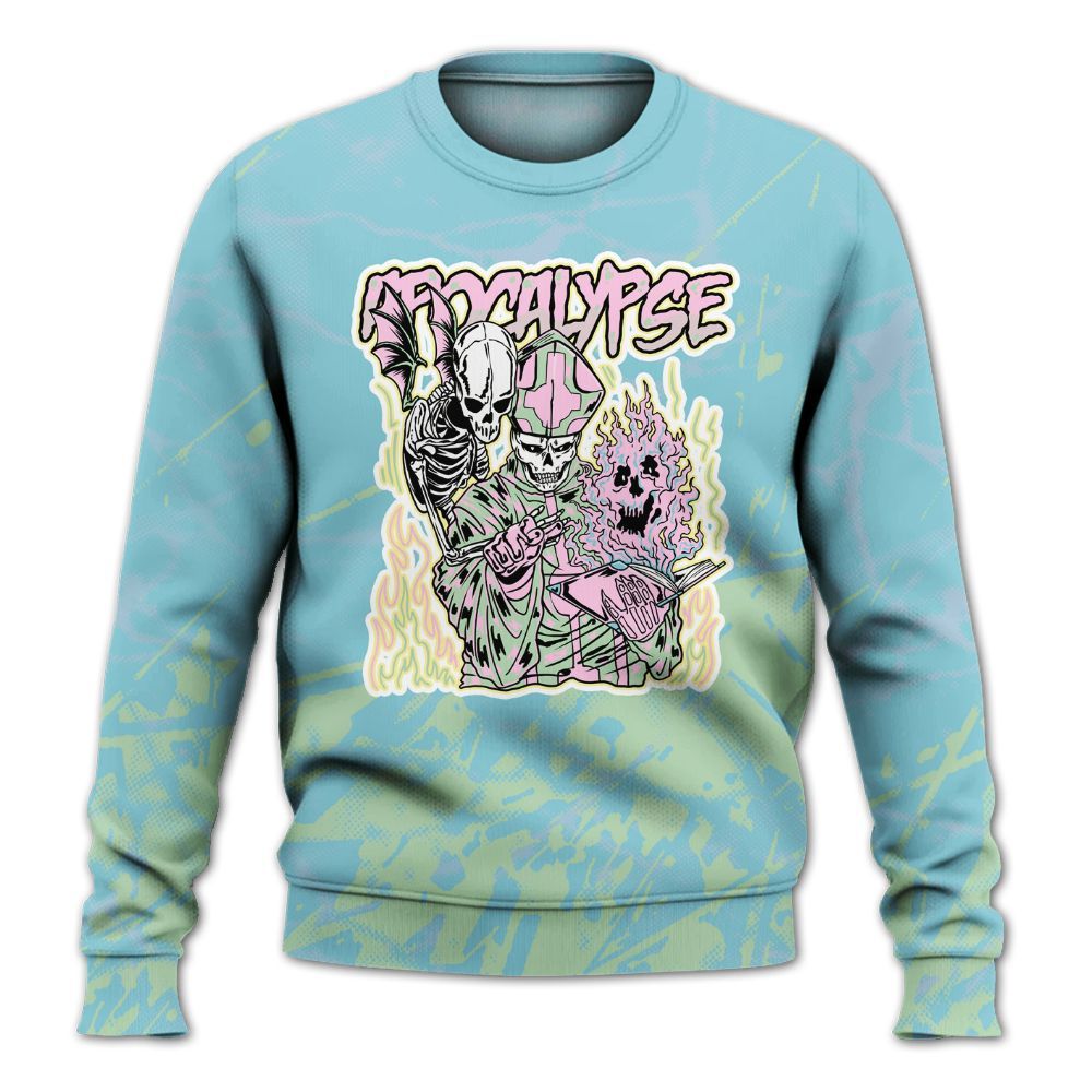 Sweatshirt To Match SB Dunk Low Visty - Apocalypse Skeleton Profound All Over Print