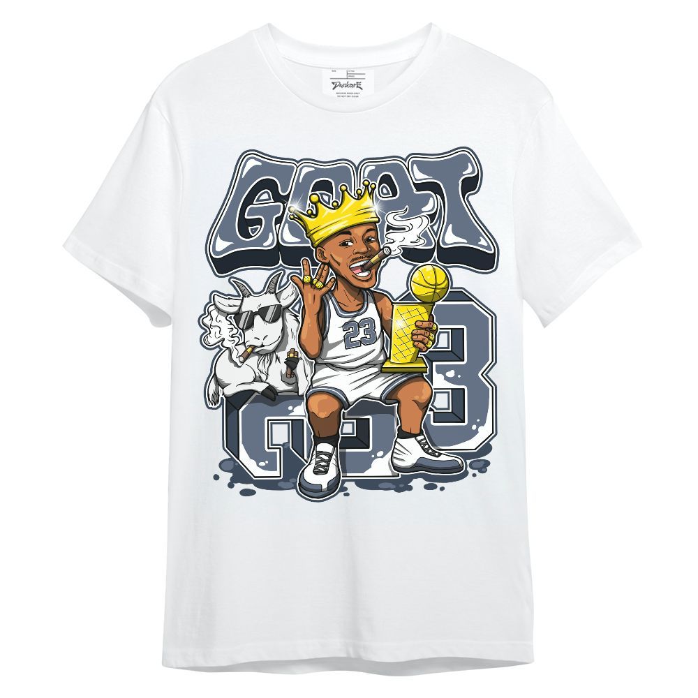 Shirt To Match Low Diffused Blue 11s - G.O.A.T Number 23 Unisex Shirt