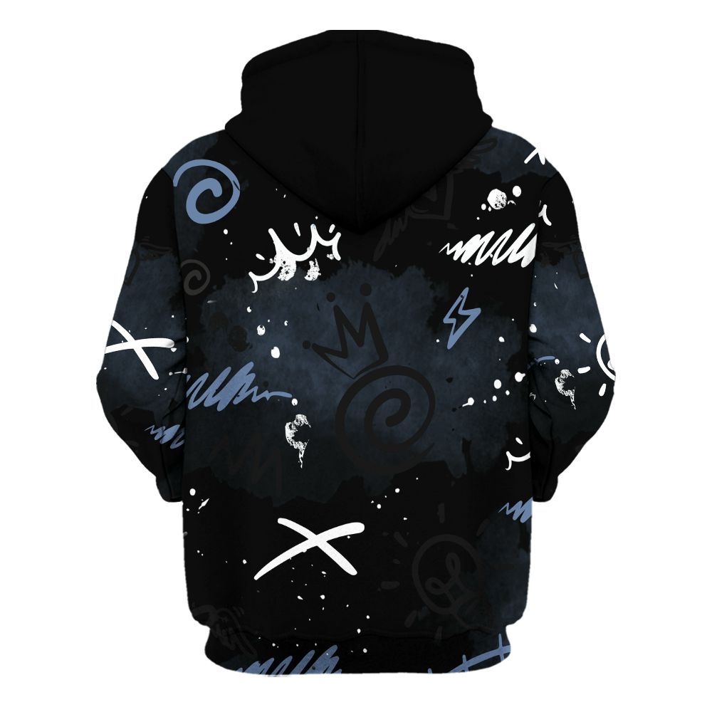 Hoodie To Match Mid Space Jam 1s - Drip Been Di2ferent All Over Print