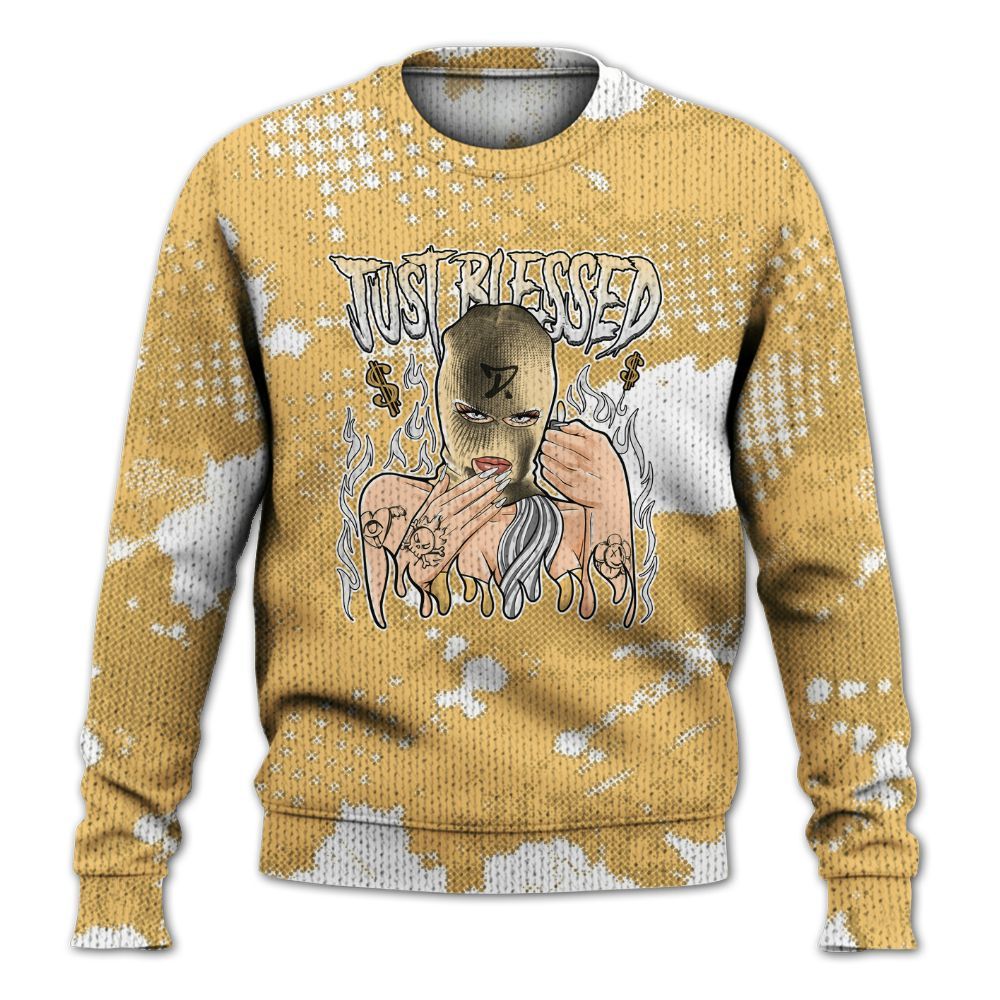 Knitted Sweater To Match Craft Paris 6s - Blessed!! Smoke Dot