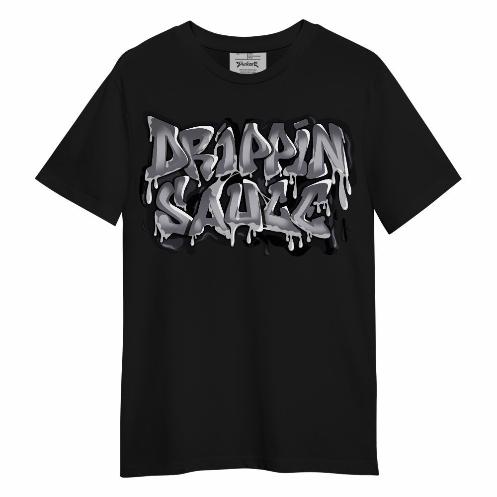 Shirt To Match White Thunder 4s - Drippin Sauce Typography Unisex Shirt