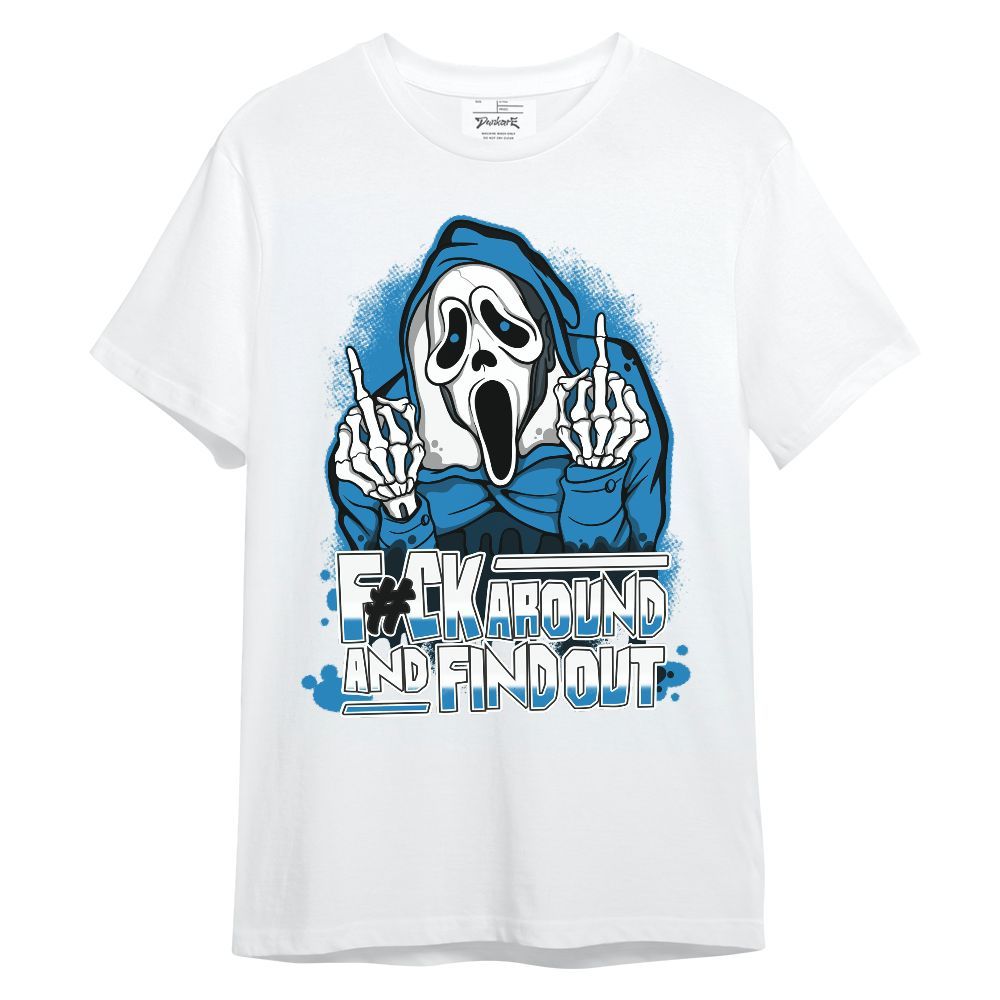 Shirt To Match Retro University Blue 9s - F#CK And Find Out Graphic Unisex Shirt