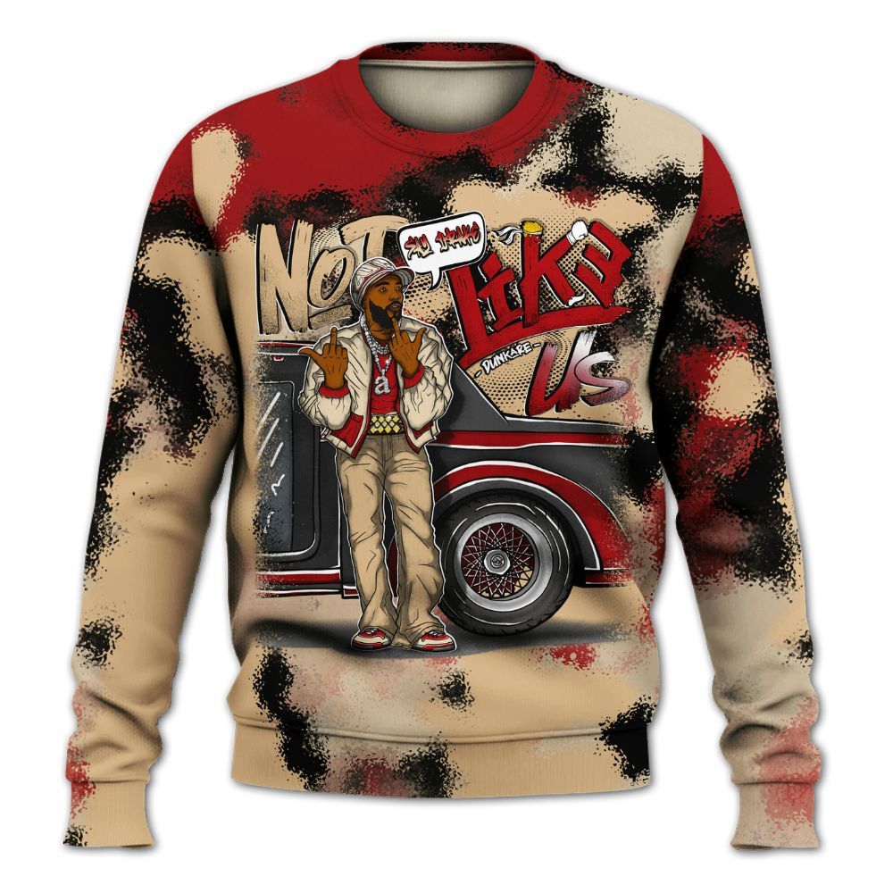 Sweatshirt To Match Dunk Low Strawberry Waffle - They Dislike Us All Over Print