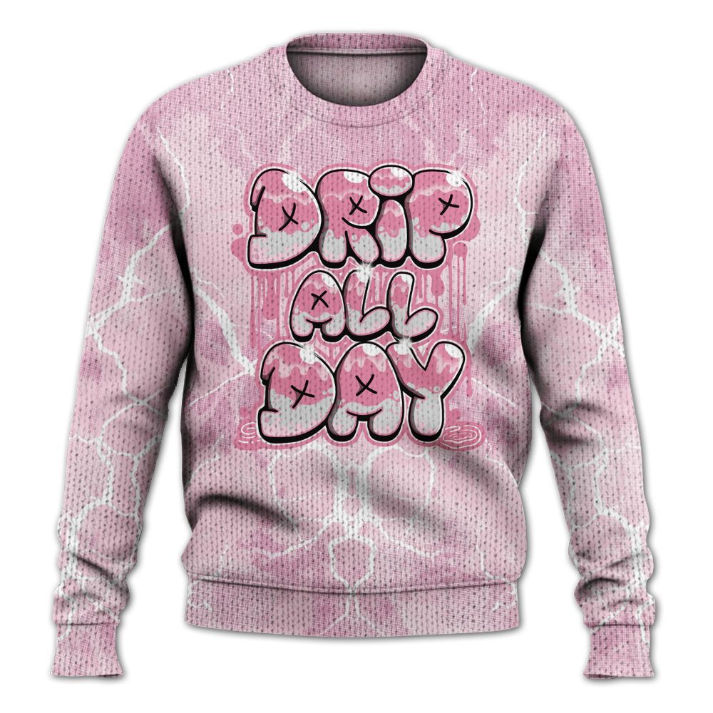 Knitted Sweater To Match Orchid 4s - DRIPPIN Days Graphic Halloween