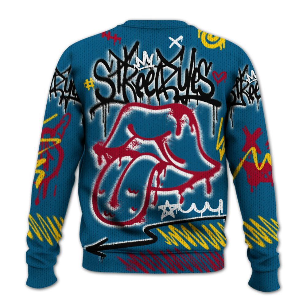 Knitted Sweater To Match GS Messy Room 4s - Break Rules Streetwear