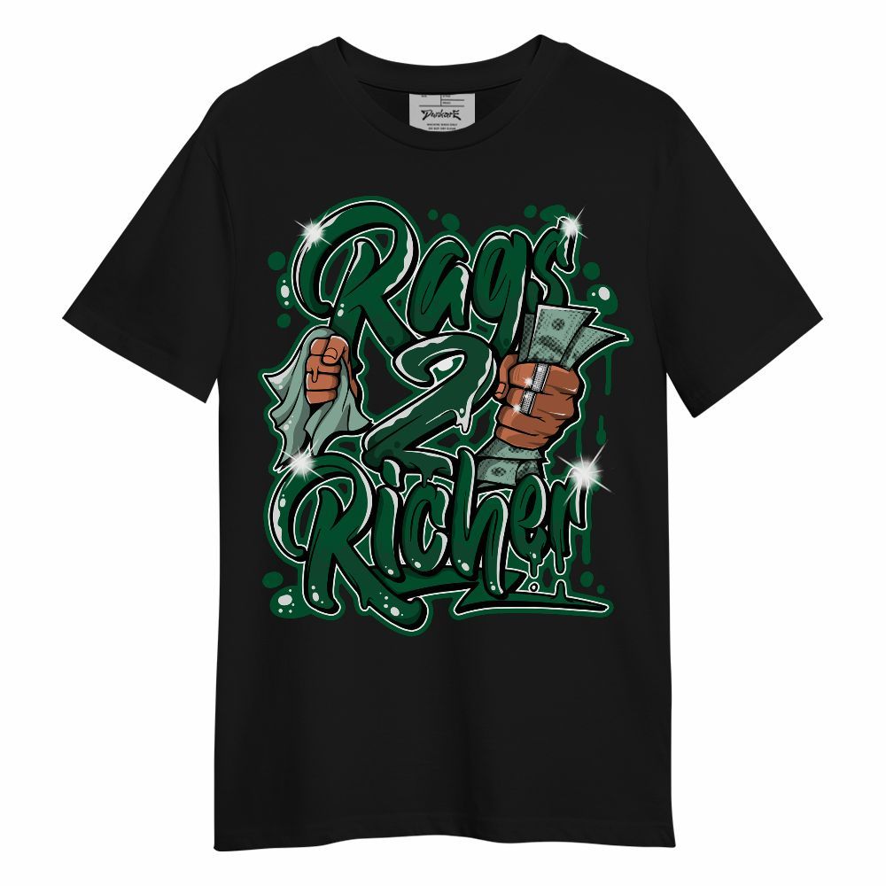 Shirt To Match High Gorge Green 1s - Rag 2 Rish Graphic Unisex Shirt