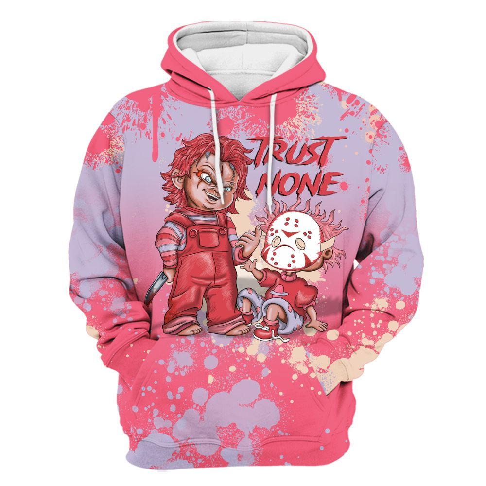 Hoodie To Match Peanut Butter Jelly 5s - Trust No One Scary All Over Print
