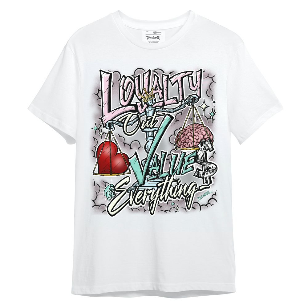 Shirt To Match Retro Easter 5s - Loyalty Wins Everything Graphic