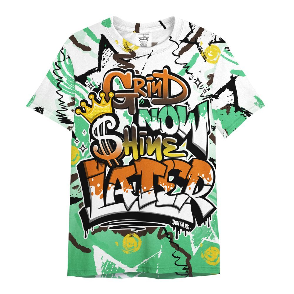 Shirt To Match SB Dunk Low Tourmaline Shirt - Grind Shine Later Drip All Over Print