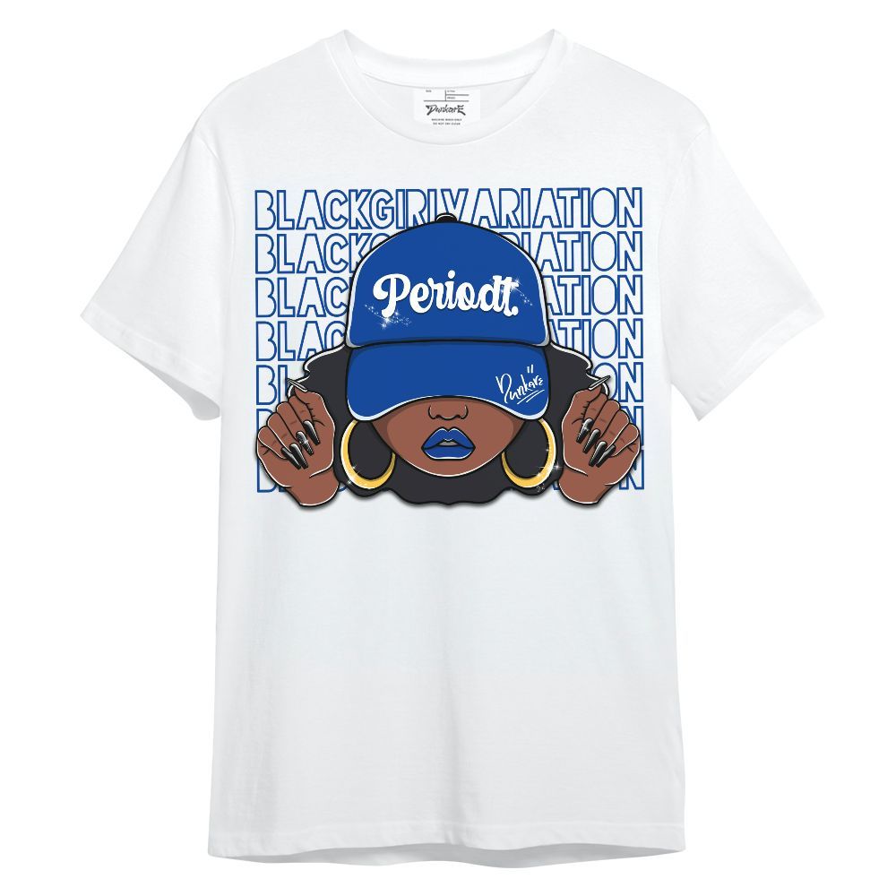 Shirt To Match Hyper Royal 12s - Black Girl Variation Unisex Shirt