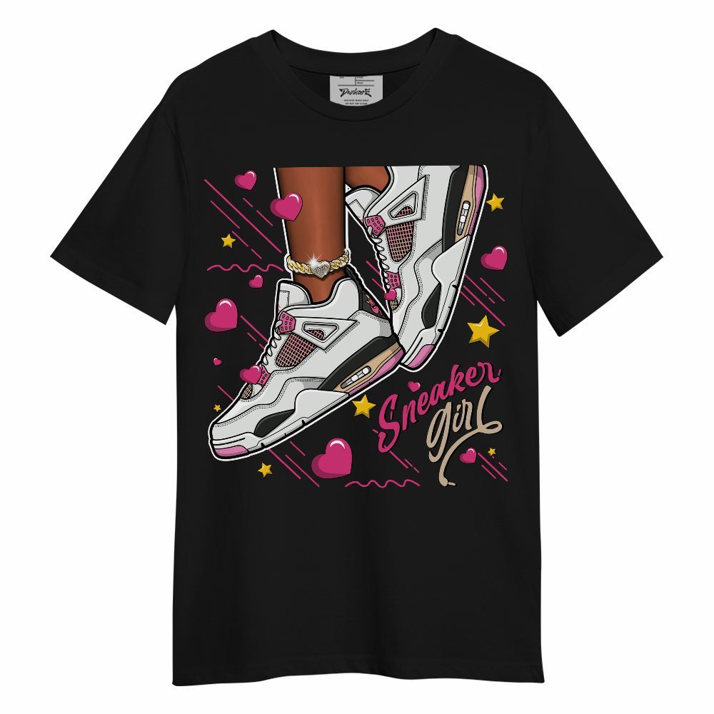 Shirt To Match Comic 4s - SNEAKER Girl Heart Flying Graphic