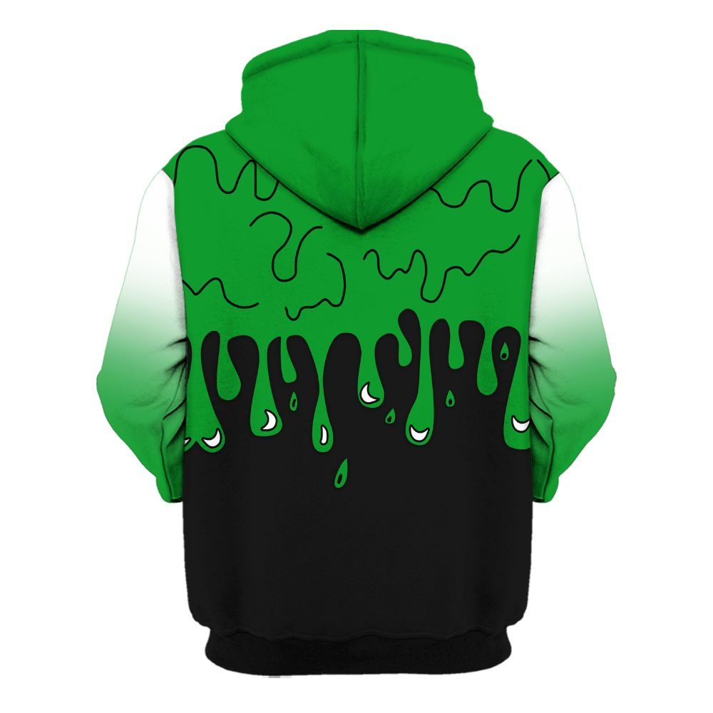 Hoodie To Match Green Spark CJ1 T-Rex - Snake Trust No One Drip All Over Print