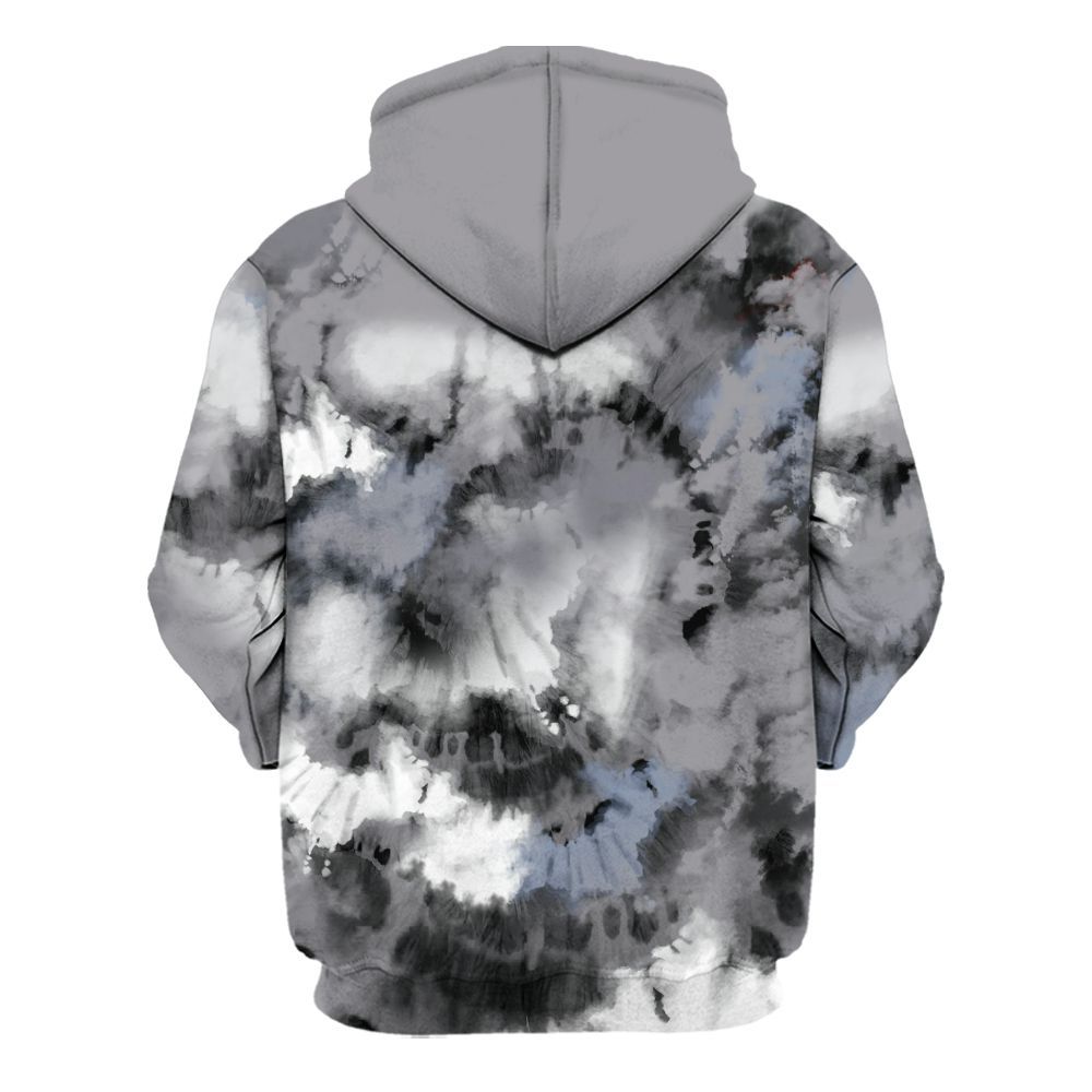 Hoodie To Match Low Cement Grey 11s - God Blessed Tie Dye All Over Print