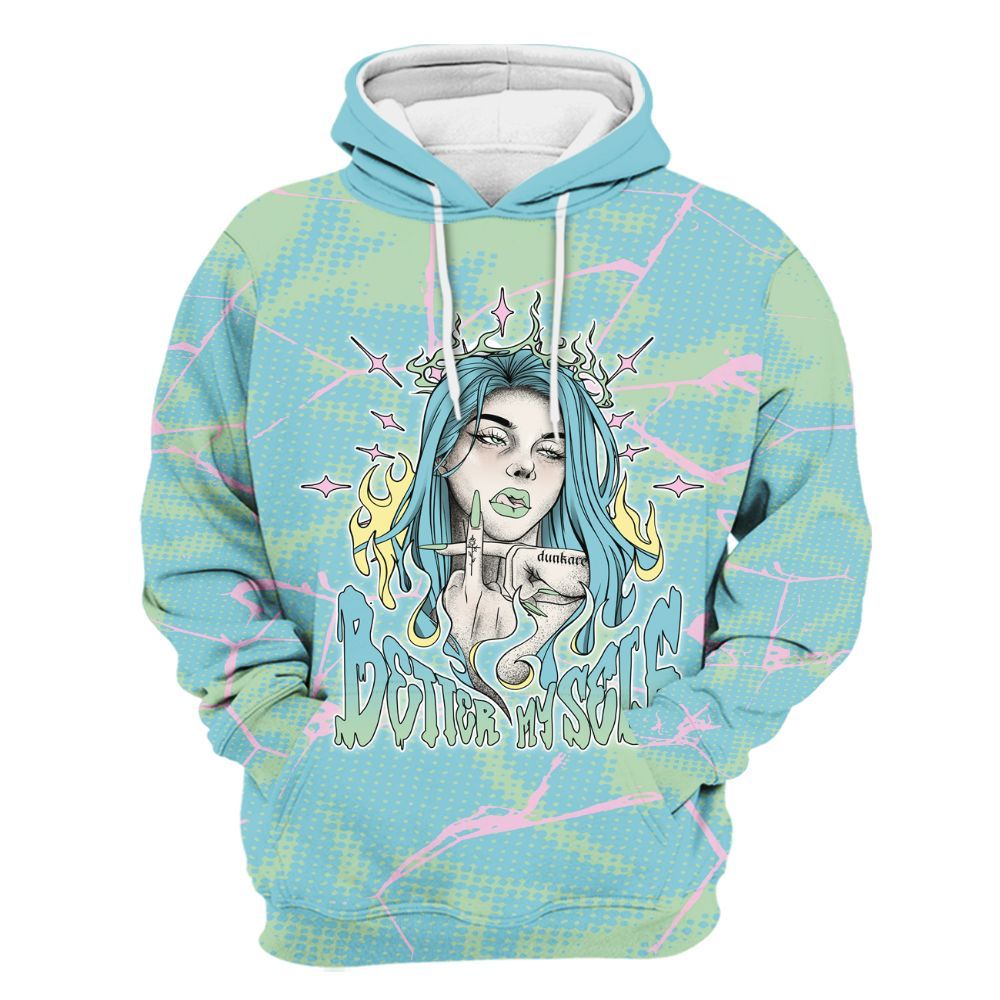 Hoodie To Match SB Dunk Low Visty - My-Self Crack Unique All Over Print