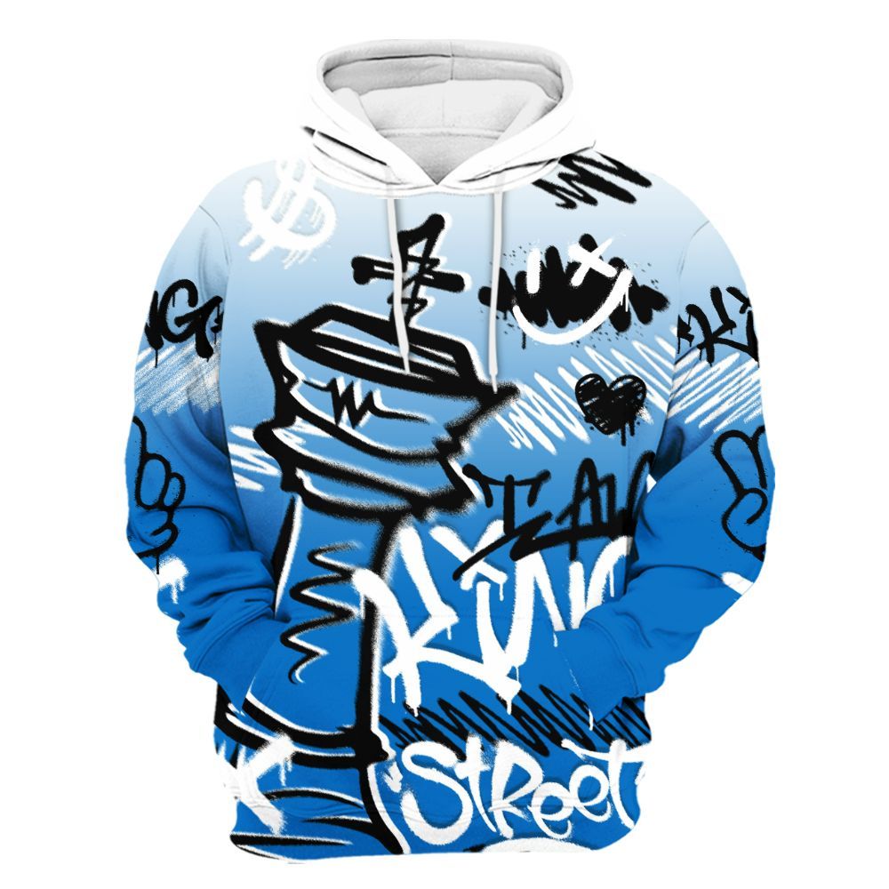 Hoodie To Match Blueberry 12s - Street King Chess Streetwear All Over Print