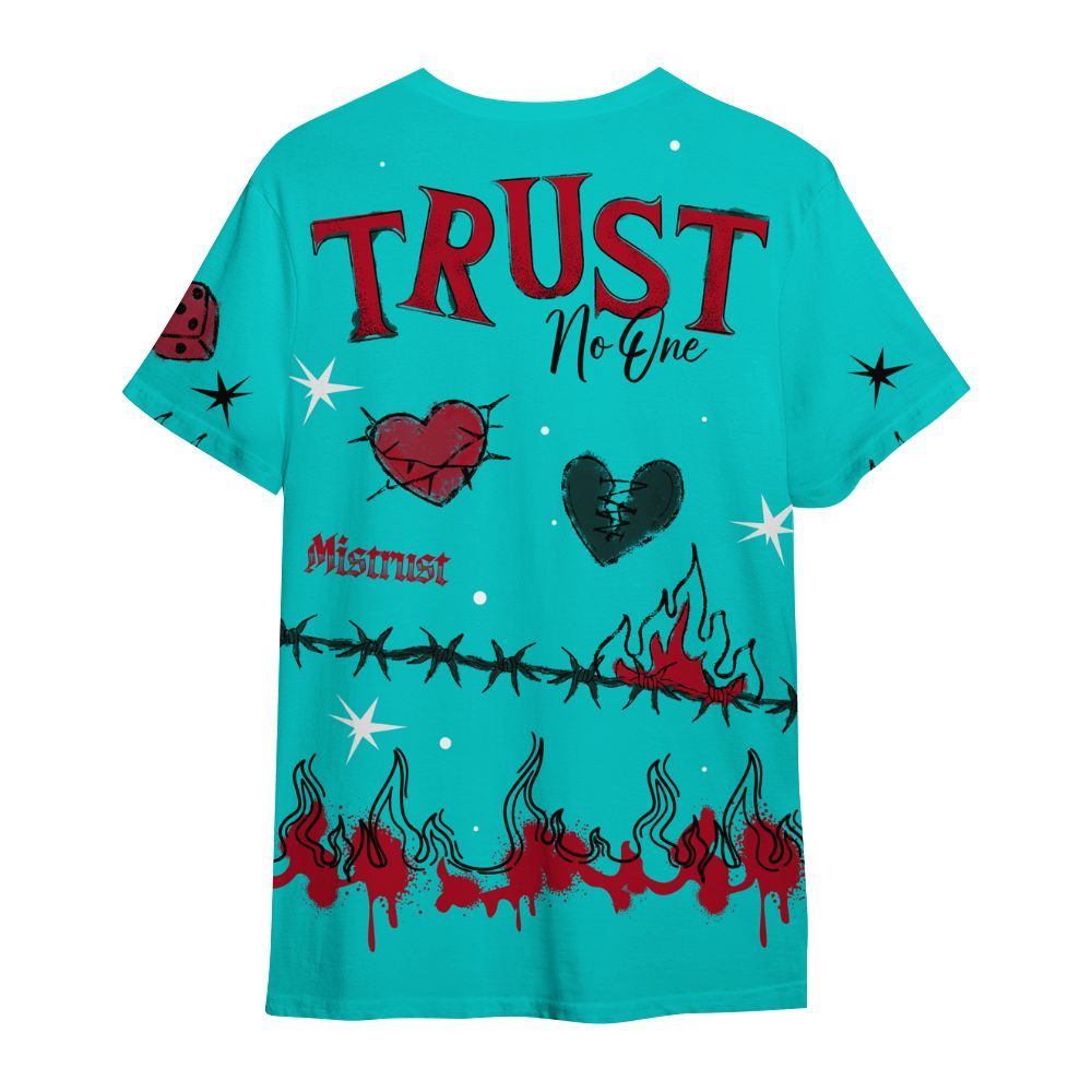 Shirt To Match Air Griffey Max 1 Freshwater - Trust No One Snake-Bite Doodle Crayon All Over Print