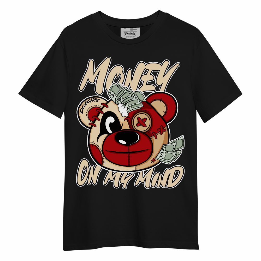 Shirt To Match Dunk Low Strawberry Waffle - Money On My Mind Bear Shirt Unisex Oufit Unisex Shirt