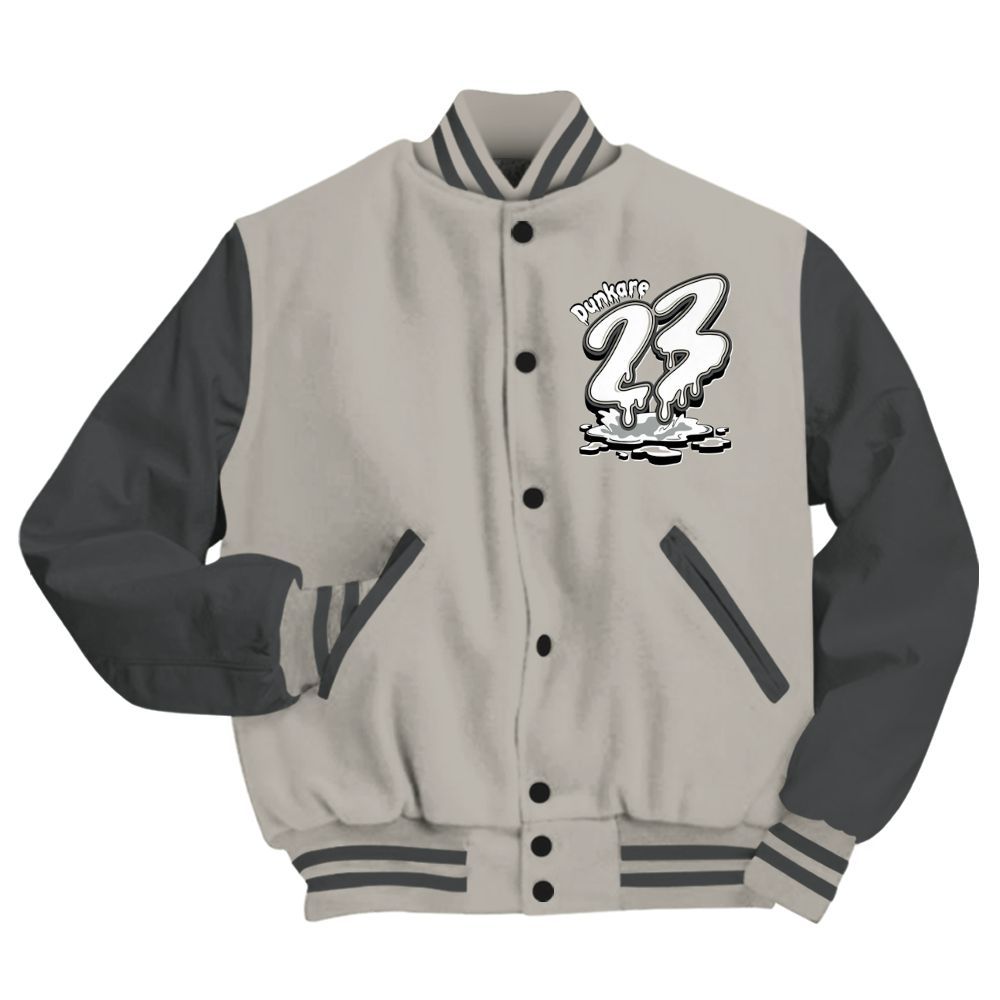 Varsity Jacket To Match Dunk Low Appears Oreo - Custom Name 23 Drip All Over Print