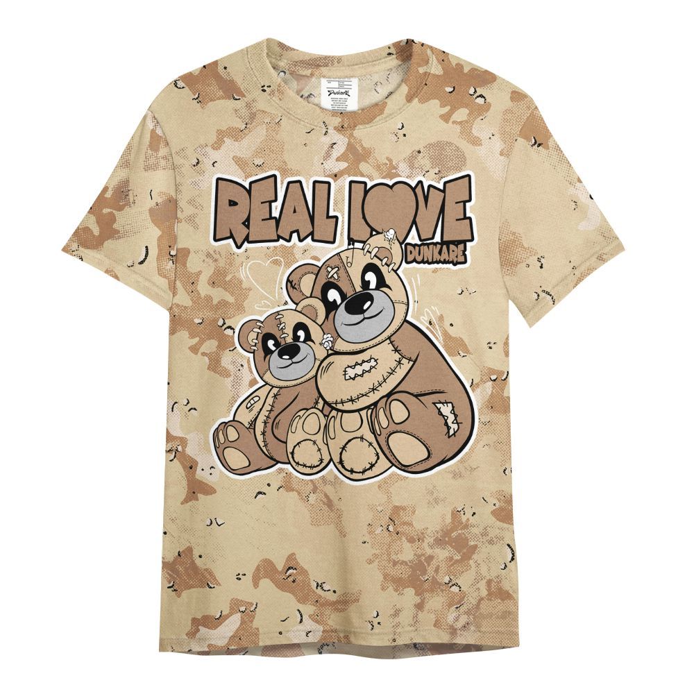 Shirt To Match Desert Camo 3s - Sincere Fondness Bear All Over Print